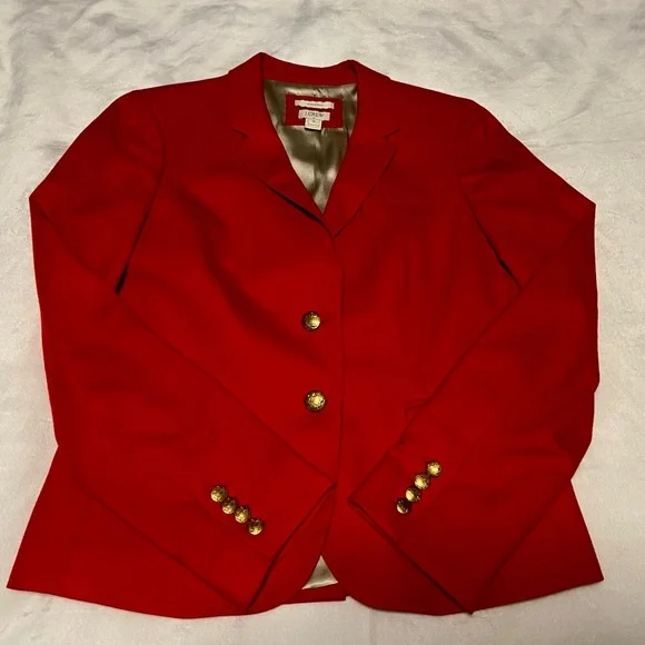 J. Crew Red Blazer - Picture 4 of 13